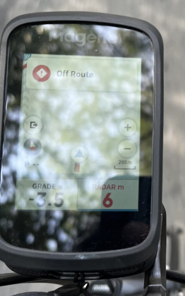 3 Off route