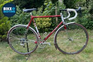Cliff Shrubb with Columbus tubes Bike at Bedtime