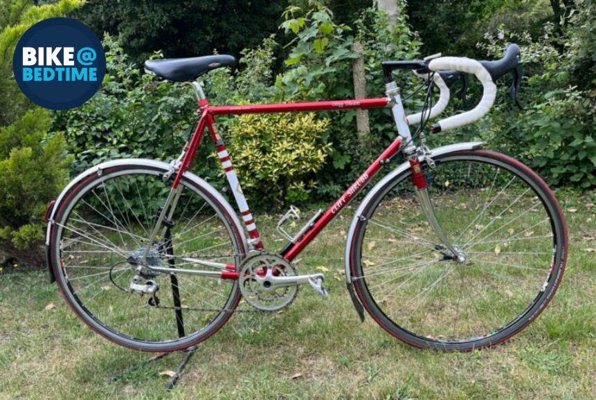 Take a look at this gorgeous Cliff Shrubb winter training bike made with Columbus SL tubing