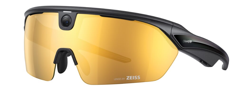 2026 BleeqUp Rover AI sports glasses on white
