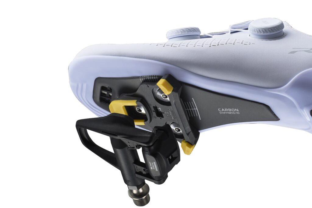 2026 Shimano Ultegra PD-R8200 SPD-SLR pedals engaging with shoe