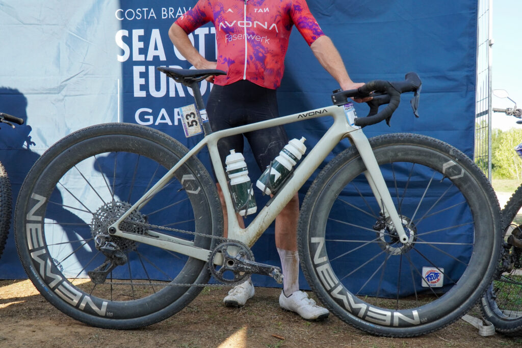 Leon Kaiser wins Sea Otter UCI Gravel race on unreleased 32-inch wheels and bike