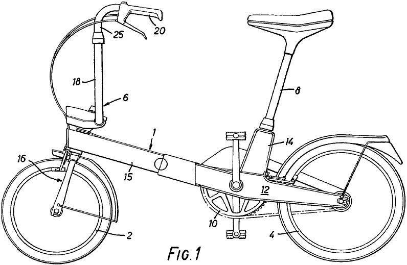 Bickerton introduced the offset bottom bracket enabling the seatpost to pass all the way through the frame