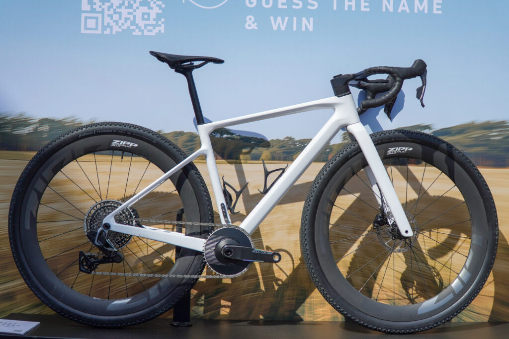 Has Focus reimagined its Mares cyclocross bike as a gravel racer? Mysterious new gravel bike with space for 55mm tyres pops up at Sea Otter