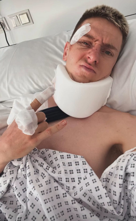 Pogacar in hospital