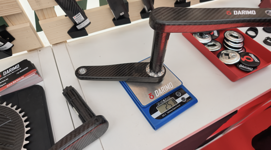 Darimo Sigma Cranks on weight scale