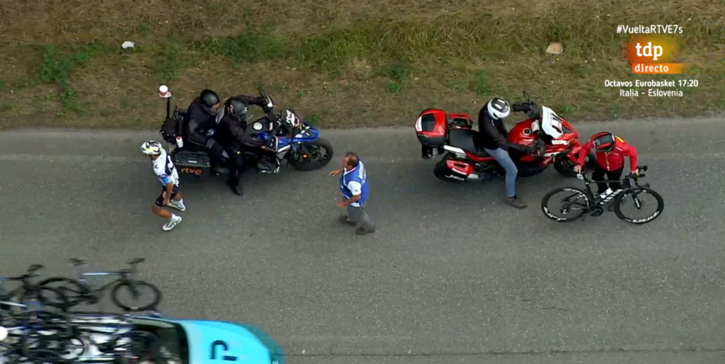 Javier Romo protester crash aftermath
