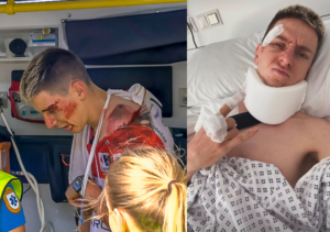 Tadej Pogacar recovering after race-ending crash at 2026 Vuelta