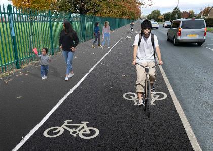 Thornaby cycle lane plans 2