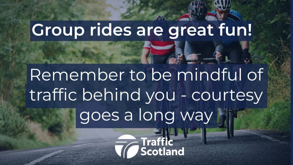 Traffic Scotland group ride post