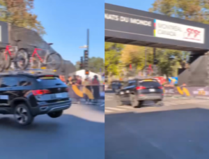 The World Rally Championships? Spanish team boss thrown out of race after driving airborne during junior road race; Pro rider interviewed as suspect after Vuelta’s pro-Palestine protests + more on the live blog