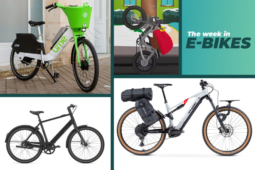 Lime bike rider banned for making ‘rude gesture’ at pedestrian, South Park takes on e-bikes, new models from Royal Dutch Gazelle and Thok + more