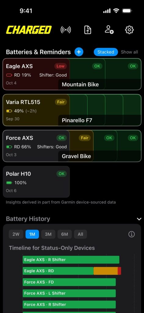 2026 Charged app screenshot