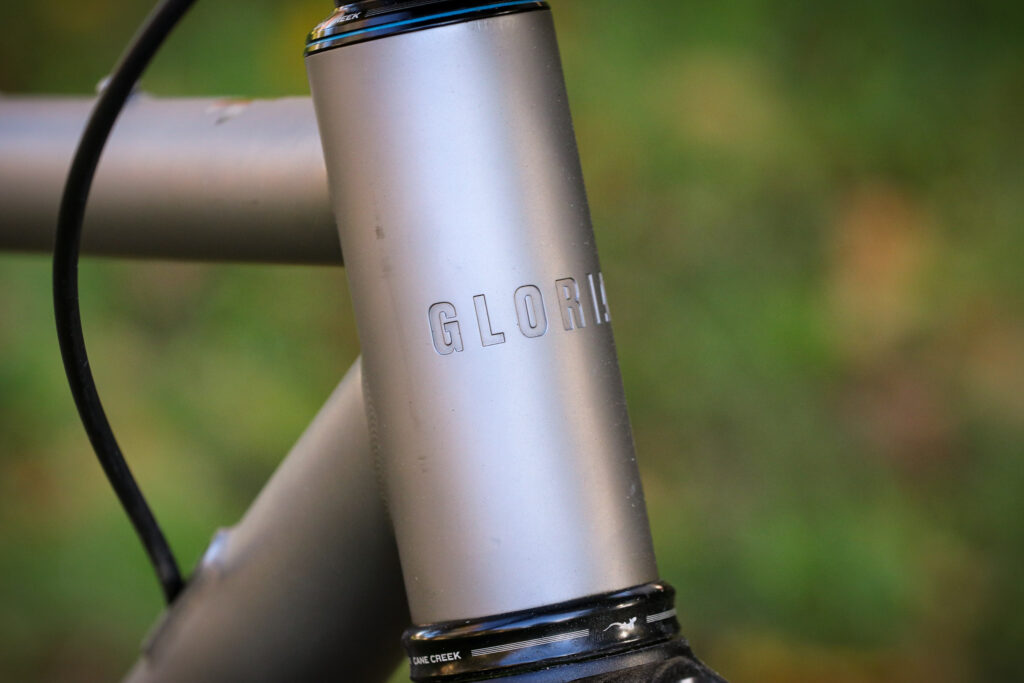 2026 Gloria All Terrain SRAM GX AXS Eagle – head tube badge