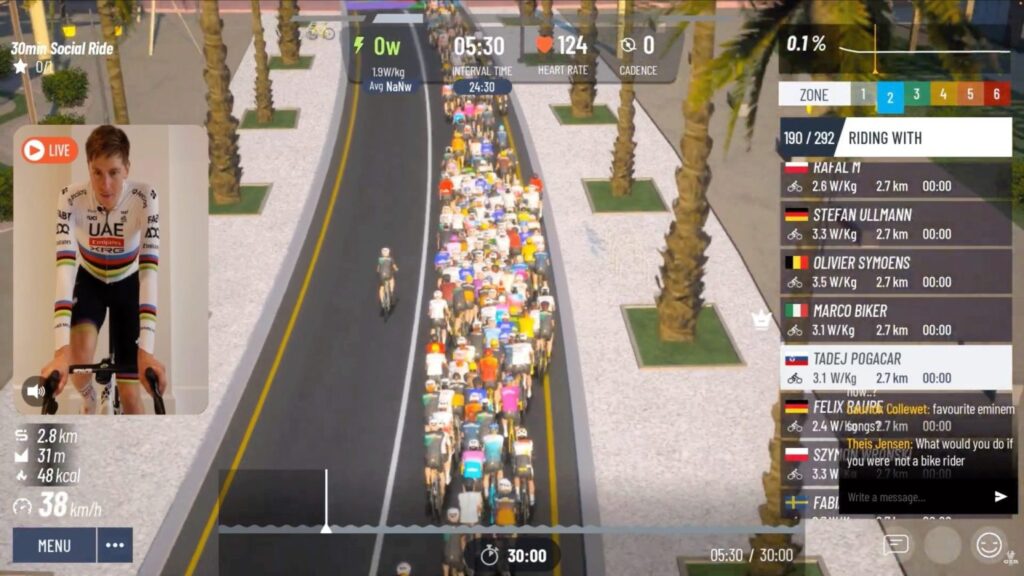 2026 MyWhoosh Ride with Tadej Pogacar