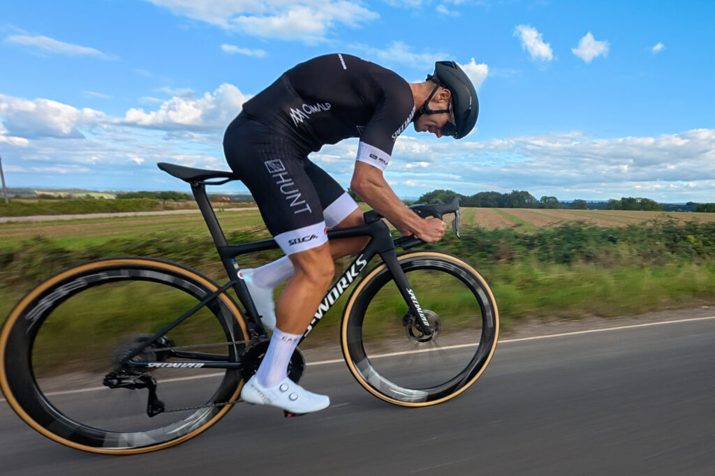 Do aerodynamics matter for hill climbing? Andrew Feather’s 2026 hill climb bike features huge positional changes in the pursuit of aero