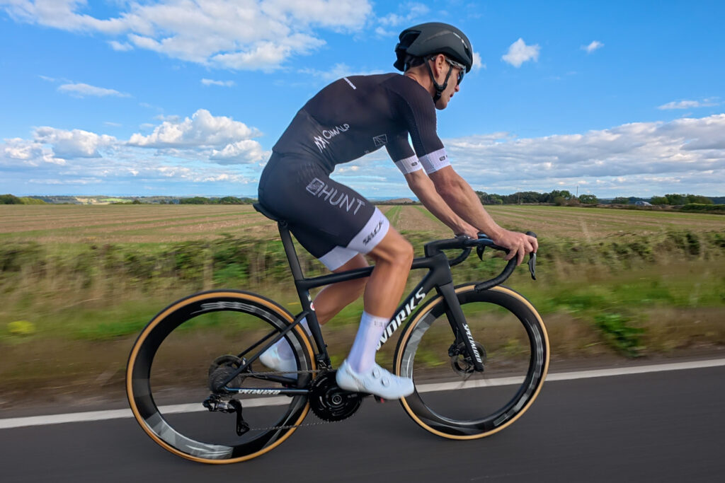 Andrew Feather 2026 Specialized S-Works Tarmac SL8 - riding on hoods