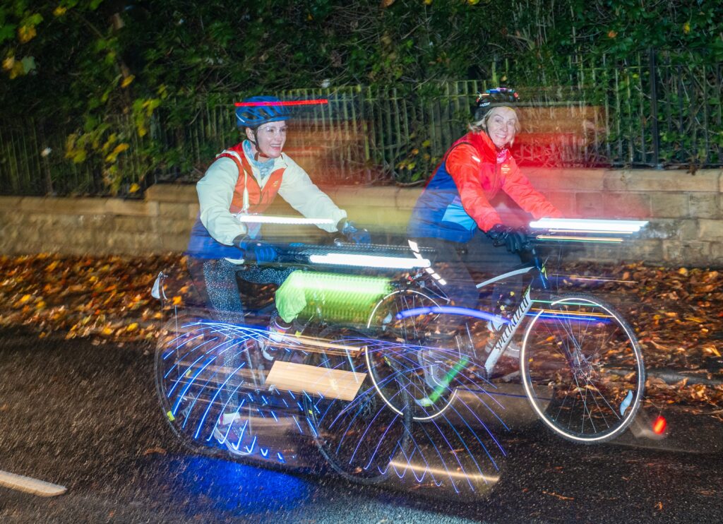 Cycling UK Glow Ride Horwich