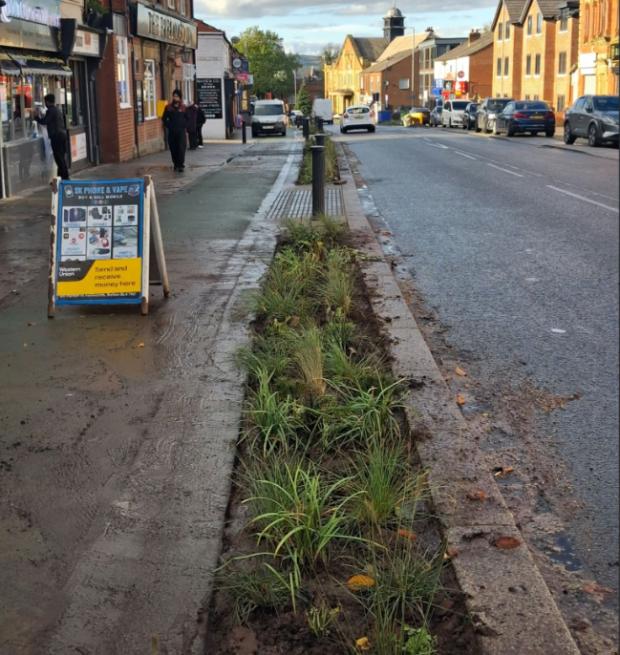 Market Street rain garden, Farnworth