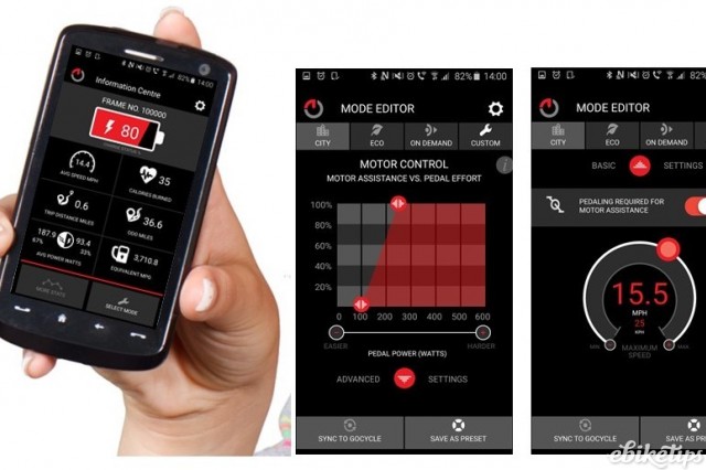 Gocycle 2016 App Images