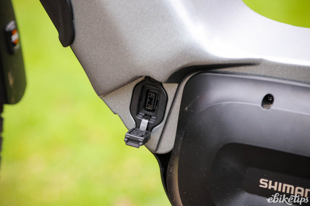 2023 Volt Infinity-Shimano STEPS e-bike - charging port.jpg