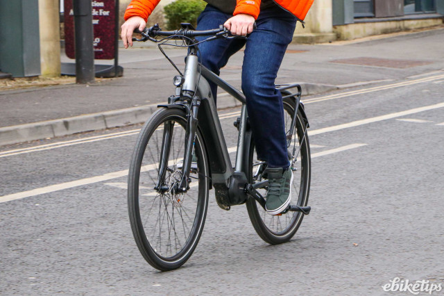 2023 Volt Infinity-Shimano STEPS e-bike - riding 4.jpg