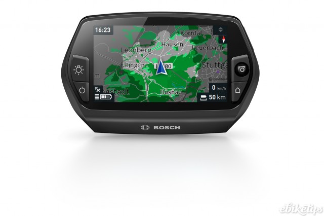 Bosch Nyon display: range screen