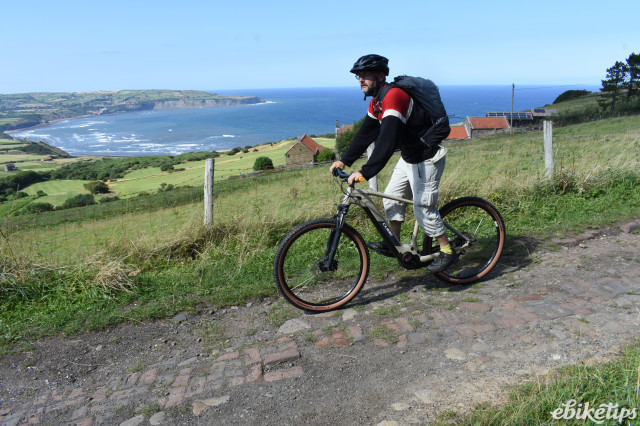Cube Reaction Hybrid Performance 500 riding.JPG
