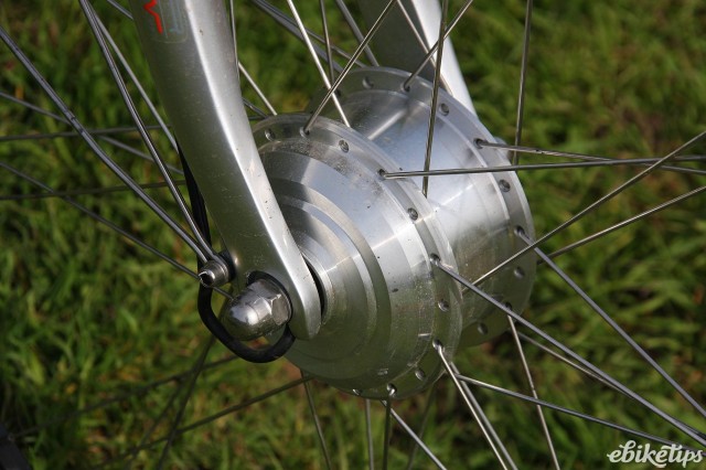 Front hub motor