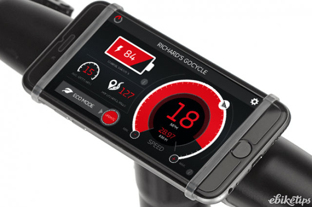 Gocycle live dash