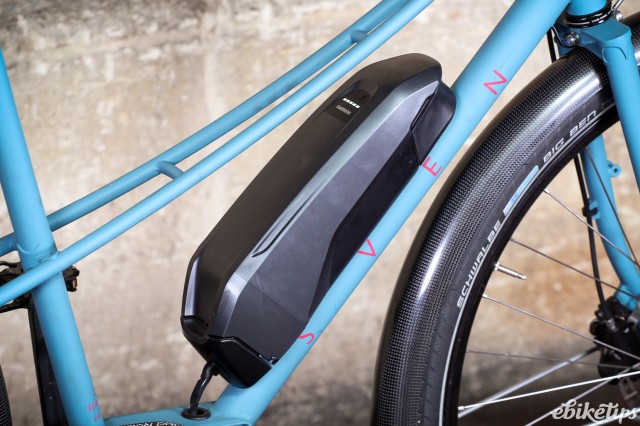 Sven Cycles The Swift Step Through e-bike - battery.jpg