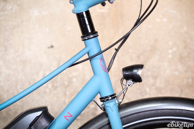 Sven Cycles The Swift Step Through e-bike - head tube.jpg