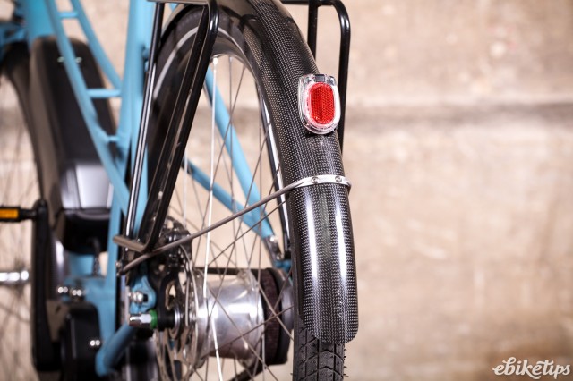 Sven Cycles The Swift Step Through e-bike - rear mudguard.jpg