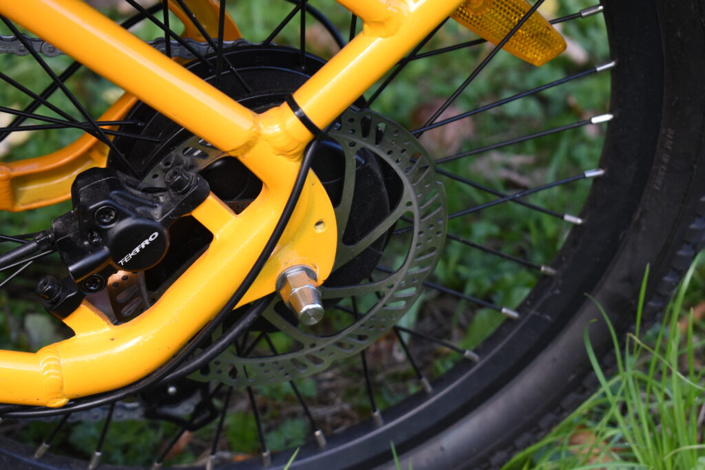 Bafang G310 smaller than a disc brake rotor