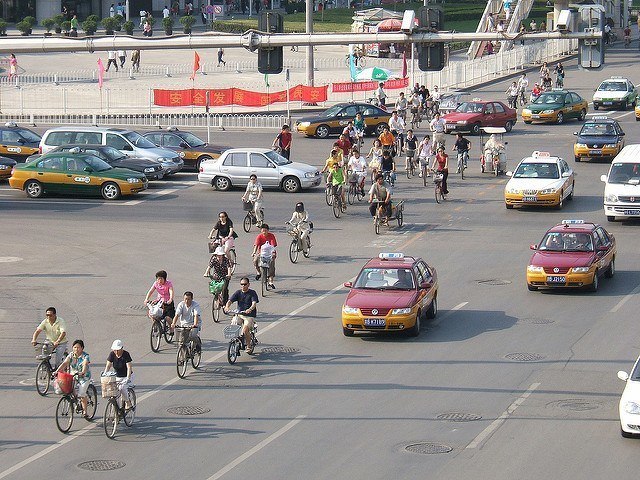 Beijing bicycles -image via Flickr user Satbir Singh.jpg