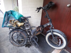 E-bike fire New Orleans Walk