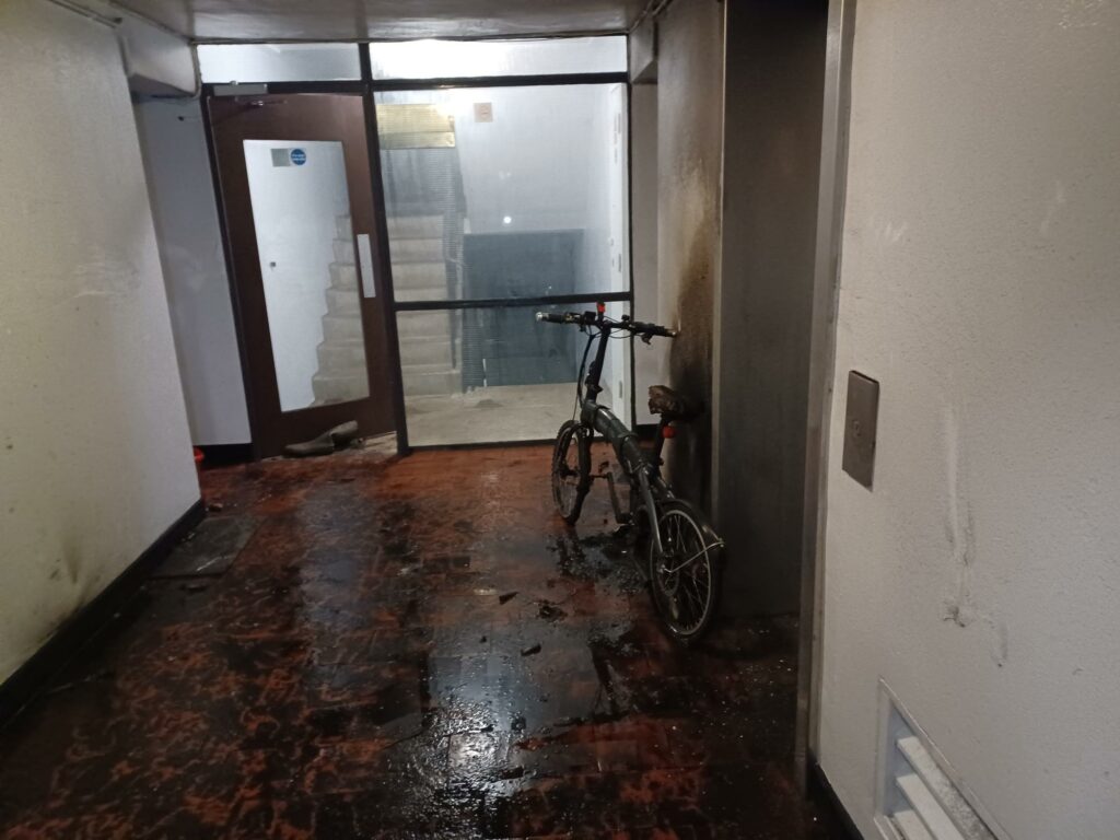 E-bike fire Roehampton