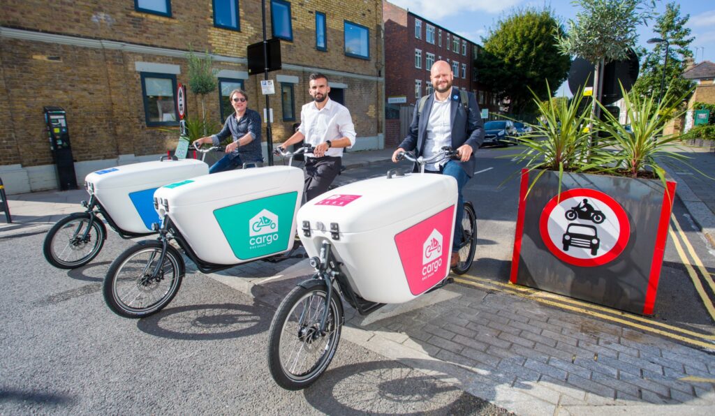 E-cargo bike share scheme via Mete Coban Twitter