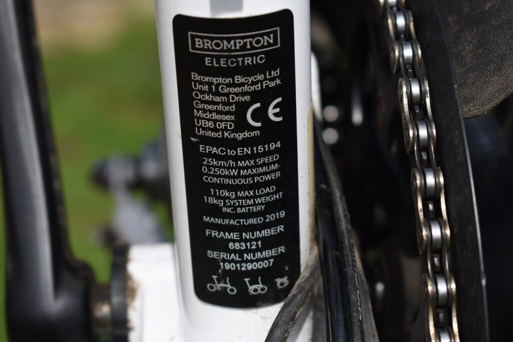 EN15194 certification sticker