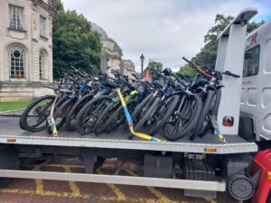 Seized e-bikes