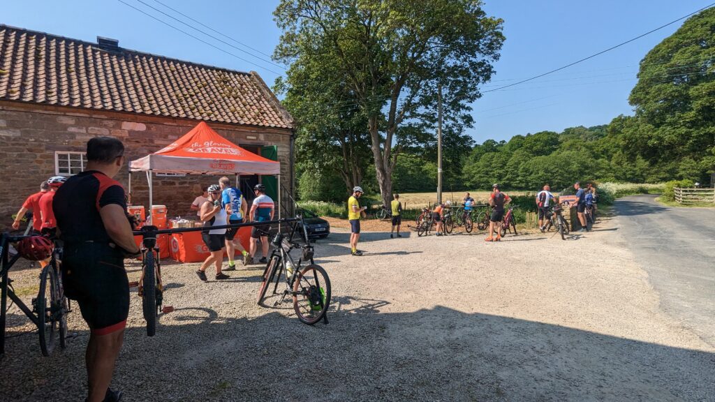 Glorious Gravel feed stop
