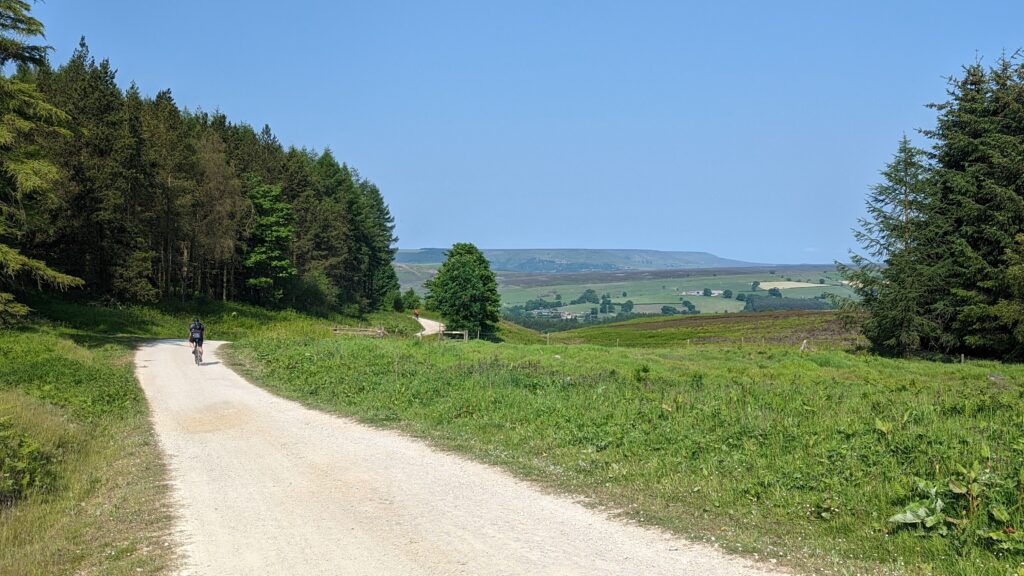 Glorious Gravel on the tops before epic descent