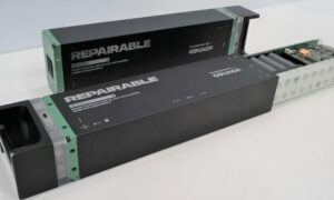 Gouach repairable battery