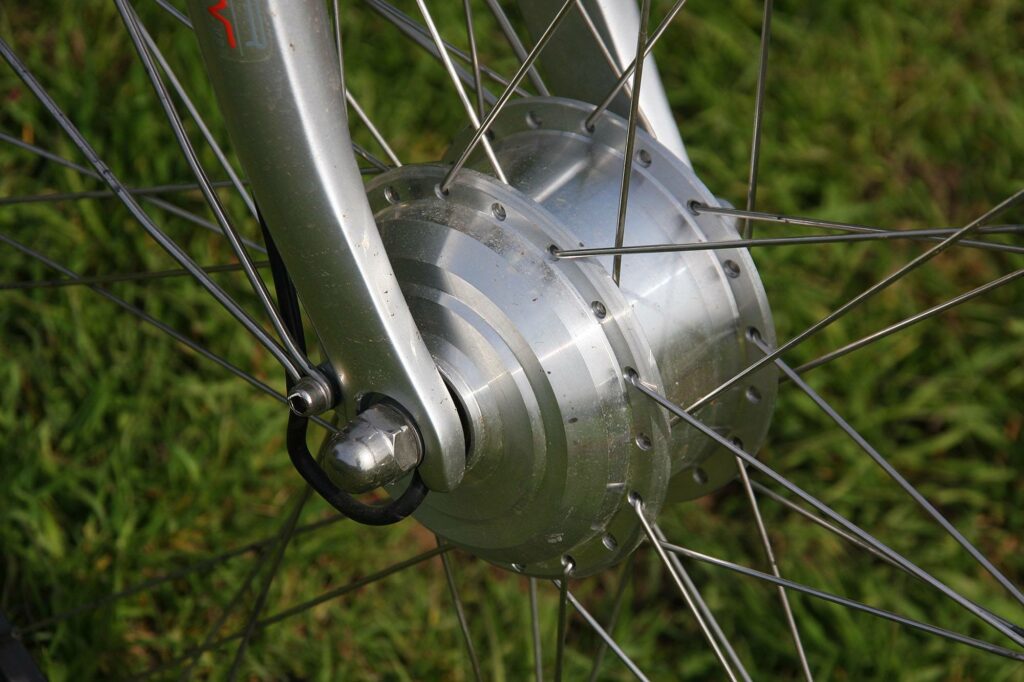 Front hub motor