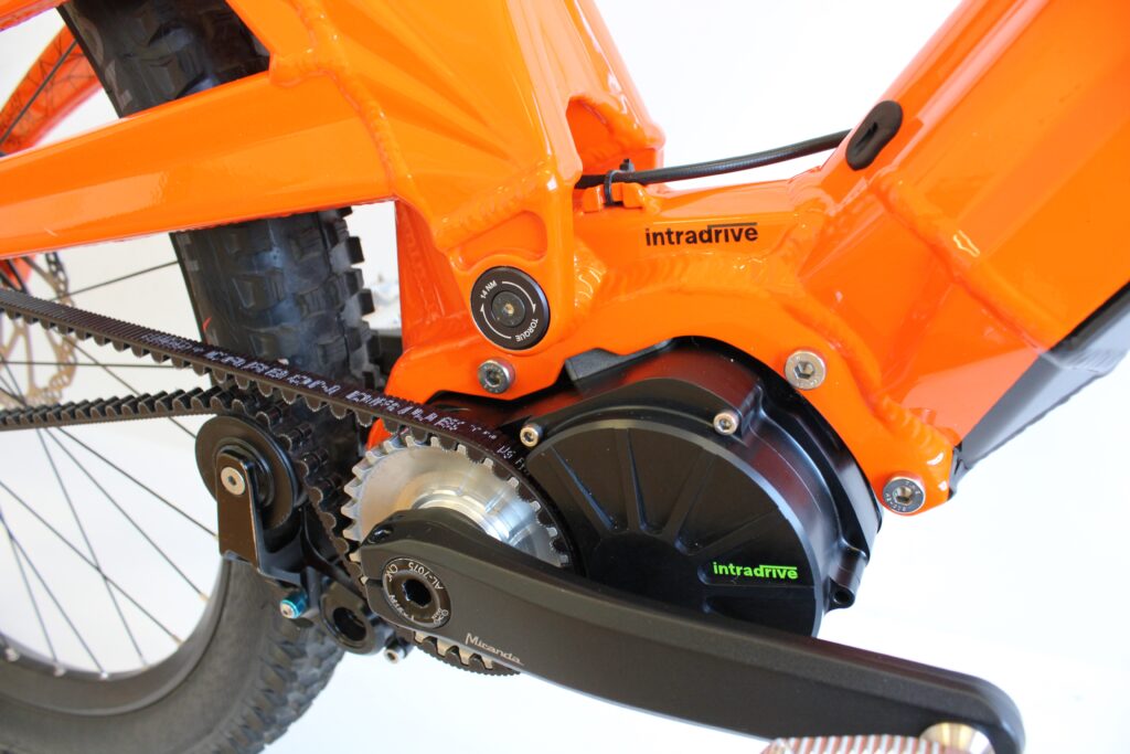 Intra Drive drive unit on bike