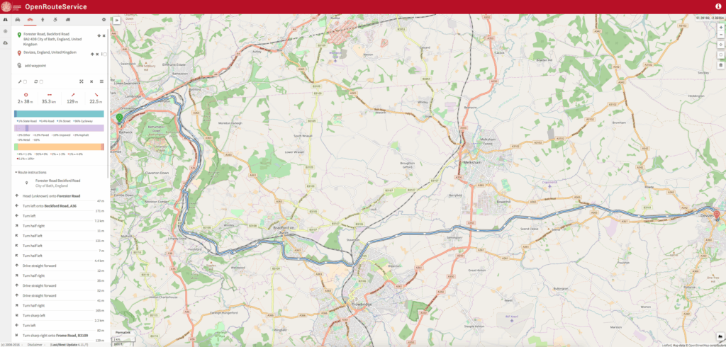 Heidelberg e-bike routing 4