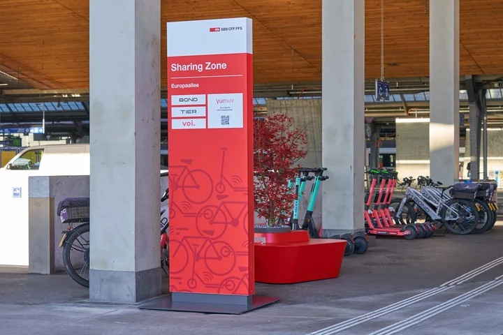 Share vehicles in Zurich