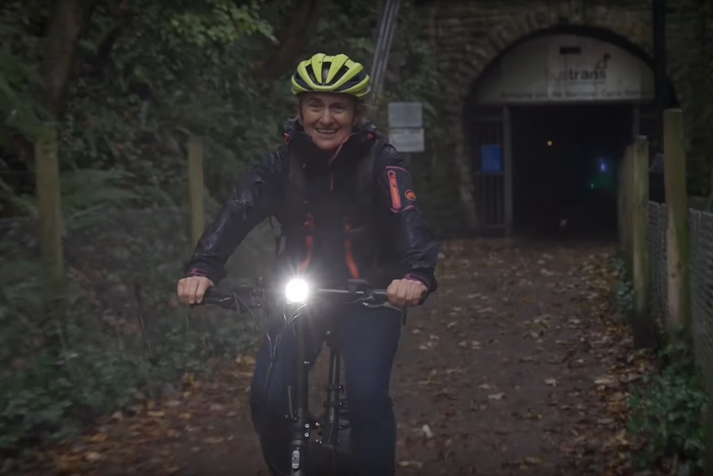 Winter e-bike commute