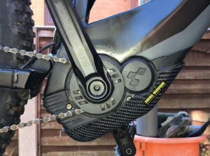 A made-to-measure carbon frame protector