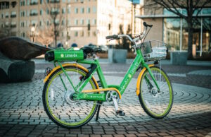 lime ebike green